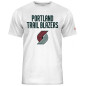 T-shirt NBA Portland Trail blazers New Era Team logo Blanco