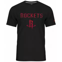 T-shirt NBA Houston Rockets New Era Team Logo Negro para hombre