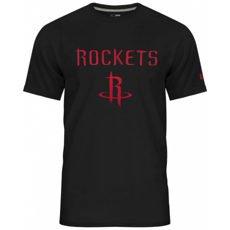 Men's New Era Team logo T-shirt NBA Houston Rockets Black