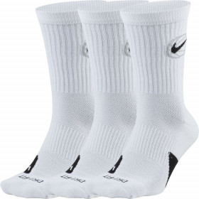 Chaussettes Nike Elite Everyday Blanc 3 paires
