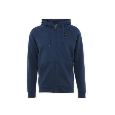Sweat à capuche Zippé Under armour Rival Fleece bleu marine
