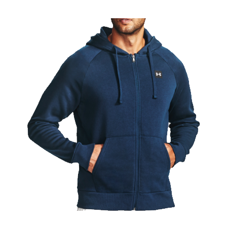 Sudadera Zip Under armour Rival Hoodie Azul