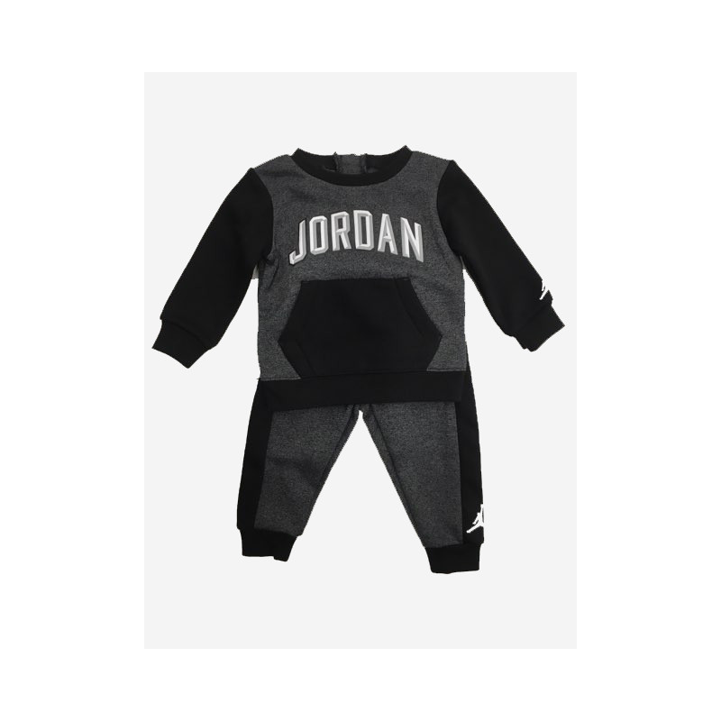 Kid's Jordan Fleece terry set Grey