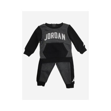 Kid's Jordan Fleece terry set Grey