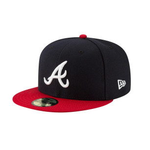 New Era authentic performance MLB Hat Atlanta Braves 59FIFTY Navy