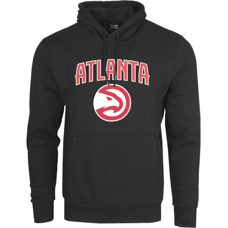 Men's New Era team logo PO Hoody NBA Atlanta Hawks Black