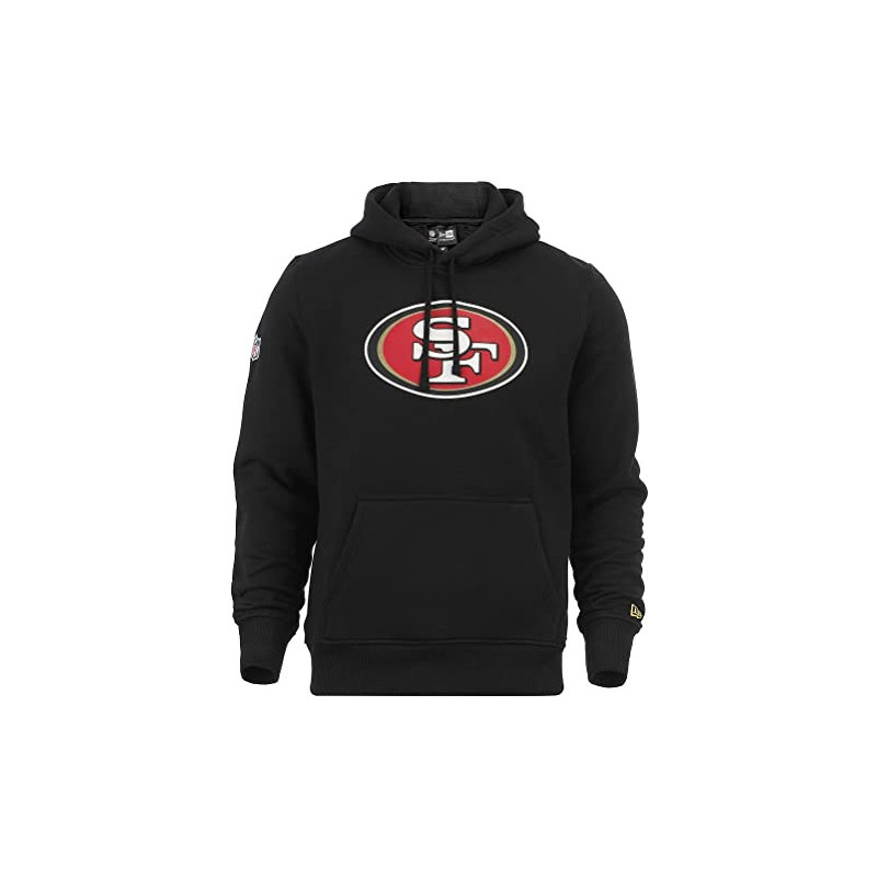 Sudadera NFL San Francisco 49ers New Era Team logo Black Hoody negro