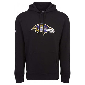 Sudadera NFL Baltimore Ravens New Era Team logo Black Hoody negro