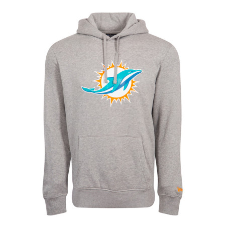 Sudadera NFL Miami Dolphins New Era Team logo Gris
