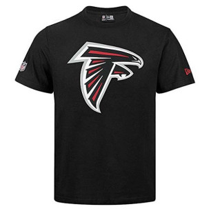Men's New Era NFL Team Logo Tee Atlanta Falcons Black