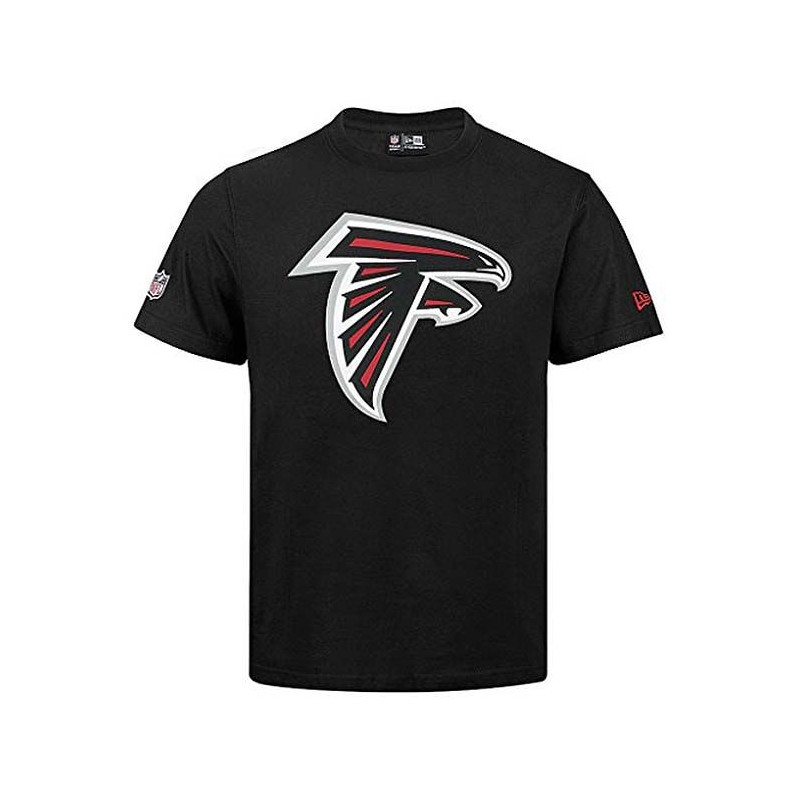 Men's New Era NFL Team Logo Tee Atlanta Falcons Black