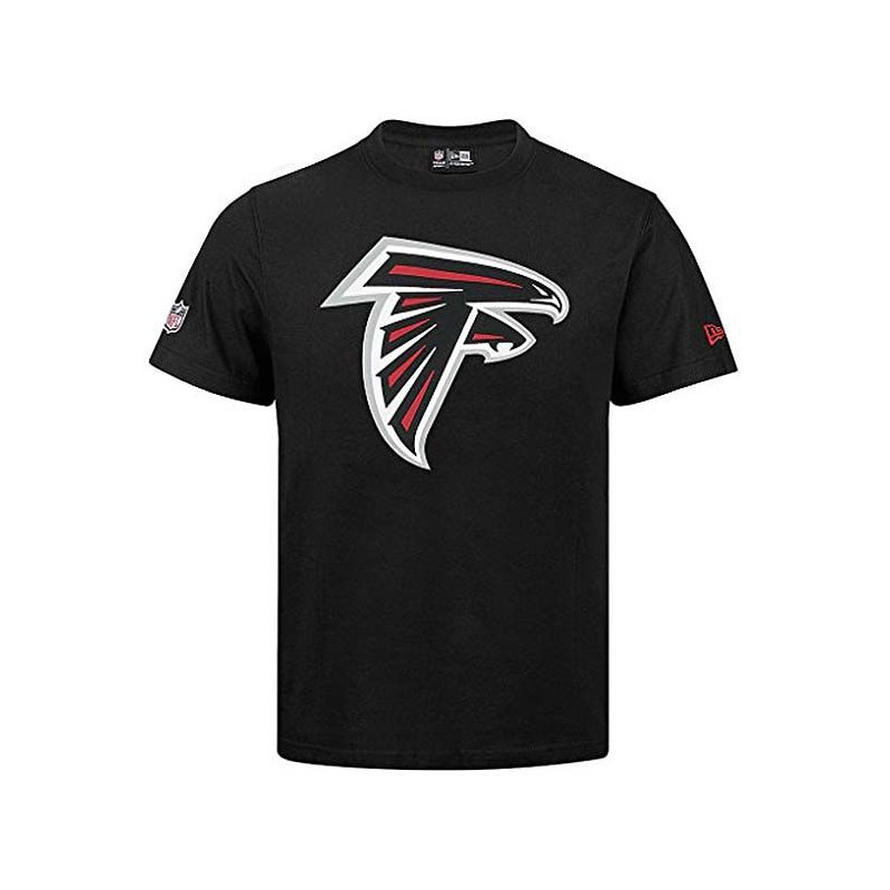 T-shirt NFL Atlanta Falcons New Era Team Logo Negro para hombre