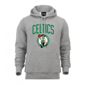Sweat à Capuche NBA Boston Celtics New Era Team logo Gris pour Homme