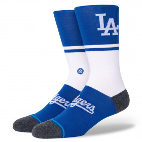 Chaussettes MLB Los Angeles Dodgers Stance Color Blanc