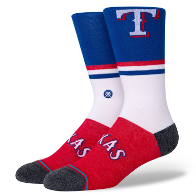 Calcetin MLB Texas Rangers Stance Color blanco