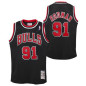 Maillot NBA Dennis Rodman Chicago Bulls 1997-98 Mitchell & Ness Hardwood Classic Noir Pour enfant Maillot NBA Dennis Rodman Chicago Bulls 1997-98 Mitchell & Ness Hardwood Classic Noir Pour enfant