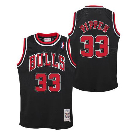 Kid's Mitchell & Ness Hardwood Classic NBA Jersey Scottie Pippen Chicago Bulls 1997 Black