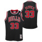 Maillot NBA Scottie Pippen Chicago Bulls 1997 Mitchell & Ness Hardwood Classic Noir Pour enfant