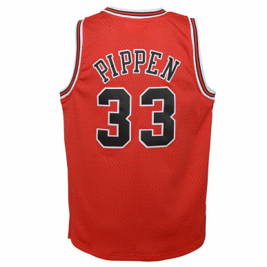 Kid's Mitchell & Ness Hardwood Classic NBA Jersey Scottie Pippen Chicago Bulls 1997 Rojo