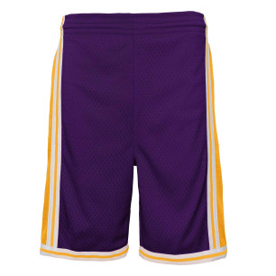 Short NBA Los Angeles Lakers 1984 Mitchell & Ness Violet pour enfant