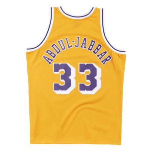 Mitchell & ness Hardwood Classics NBA Jersey Kareem Abdul-Jabbar Los Angeles Lakers 1984-83 Gold