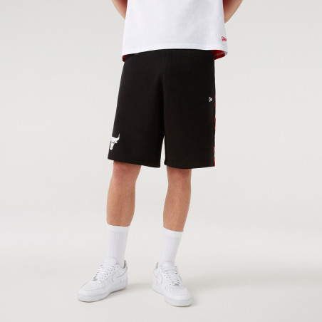 Men's New Era Print panel Short NBA Chicago Bulls Black