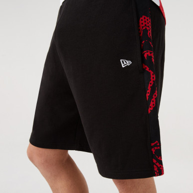 Men's New Era Print panel Short NBA Chicago Bulls Black