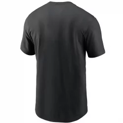 T-shirt MLB Chicago White Sox Nike Wordmark negro para hombre
