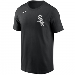 T-Shirt MLB Chicago White Sox Nike Wordmark Noir pour Homme