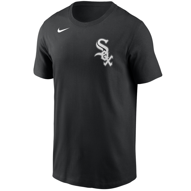 T-shirt MLB Chicago White Sox Nike Wordmark negro para hombre