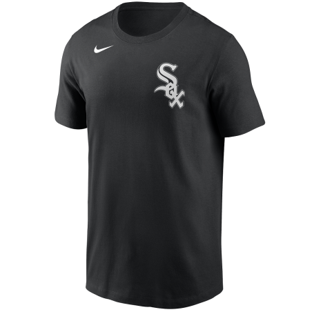 T-Shirt MLB Chicago White Sox Nike Wordmark Noir pour Homme
