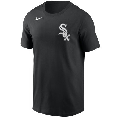 T-Shirt MLB Chicago White Sox Nike Wordmark Noir pour Homme
