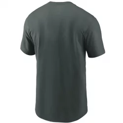T-Shirt MLB Oakland Athletics Nike Wordmark Vert pour Homme