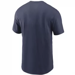 T-Shirt MLB Los Angeles Angels Nike Wordmark Bleu marine pour Homme