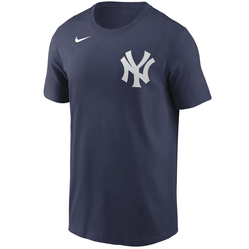 T-shirt MLB New York Yankees Nike Wordmark Azul para hombre