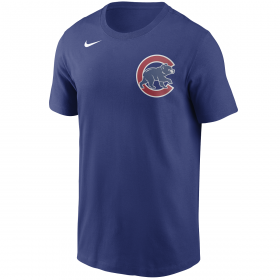T-shirt MLB Chicago Cubs Nike Wordmark Azul para hombre