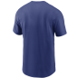 T-Shirt MLB Kansas City Royals Nike Wordmark bleu pour Homme
