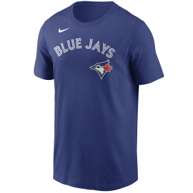 T-Shirt MLB Toronto Blue Jays Nike Wordmark bleu pour Homme