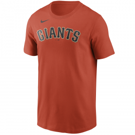 T-shirt MLB San Francisco Giants Nike Wordmark Naranja para hombre