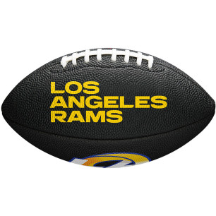 Wilson NFL Soft touch team logo Mini ball Los Angeles Rams black