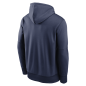 Sweat à capuche MLB Atlanta Braves Nike Logo Therma Performance Bleu marine