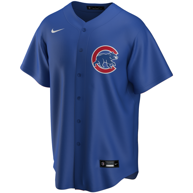 Men's Nike Replica Alternate MLB jersey Chicago Cubs Blue
