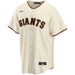 Maillot de Baseball MLB San Francisco Giants Nike Replica Home Creme pour Homme