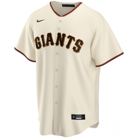 Maillot de Baseball MLB San Francisco Giants Nike Replica Home Creme ...