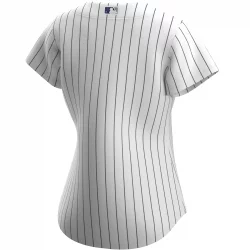 Camiseta de beisbol MLB New-York Yankees Nike Replica Home Blanco para Mujer