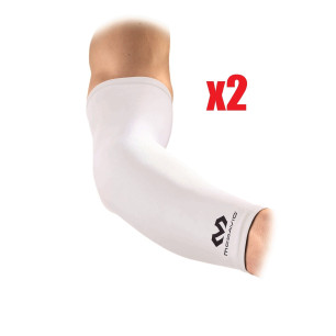 McDavid Power Shooter Arm Sleeves white