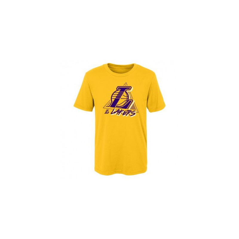 T-shirt NBA Los Angeles Lakers Swish Cotton jaune pour enfant