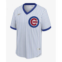 Camiseta de beisbol MLB Chicago Cubs Nike Official Cooperstown Edition Blanco para Hombre