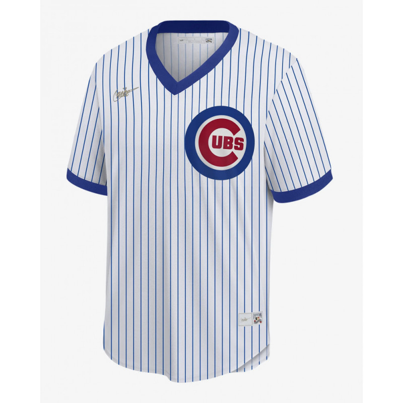 Maillot de Baseball MLB Chicago Cubs Nike Official Cooperstown Edition Blanc