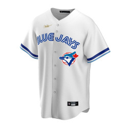 Camiseta de beisbol MLB Toronto Blue Jays Nike Official Cooperstown Edition Blanco para Hombre